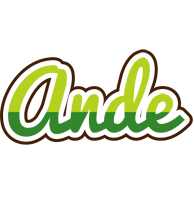 Ande golfing logo