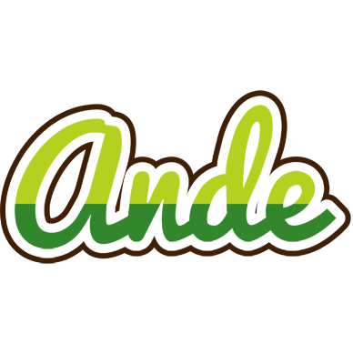 Ande golfing logo