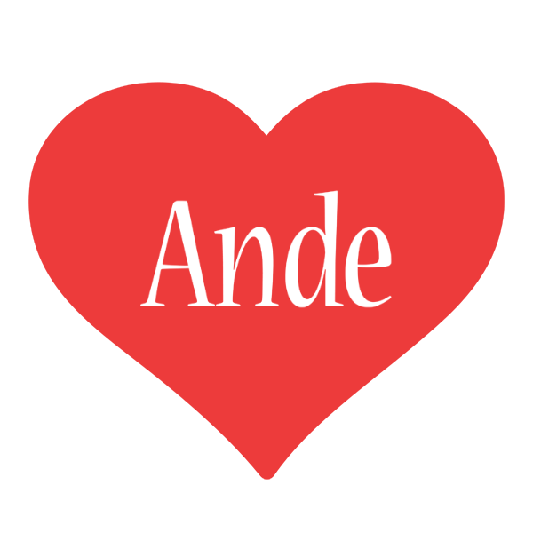 Ande love logo
