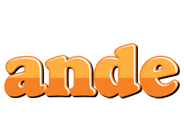 Ande orange logo