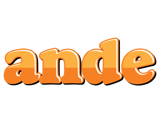 Ande orange logo