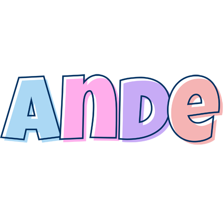 Ande pastel logo