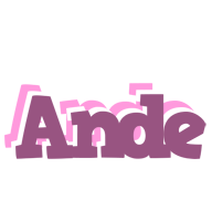 Ande relaxing logo