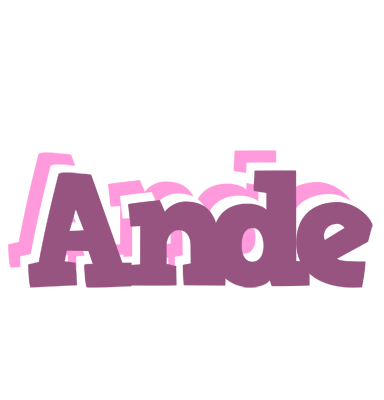 Ande relaxing logo