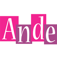 Ande whine logo