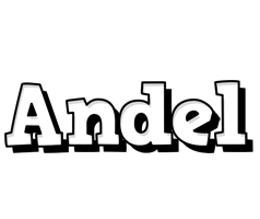 Andel snowing logo