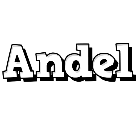 Andel snowing logo