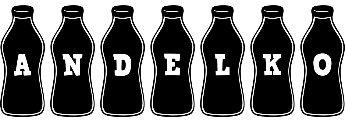 Andelko bottle logo