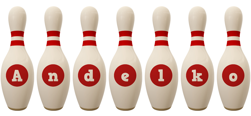 Andelko bowling-pin logo