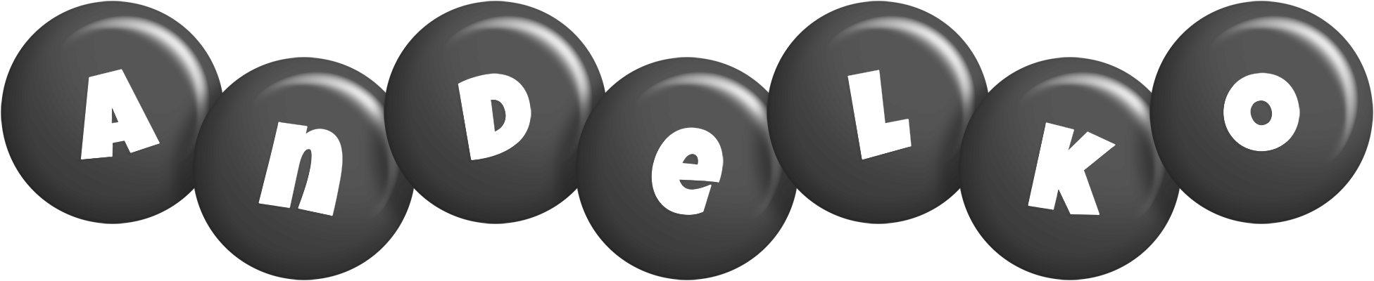Andelko candy-black logo