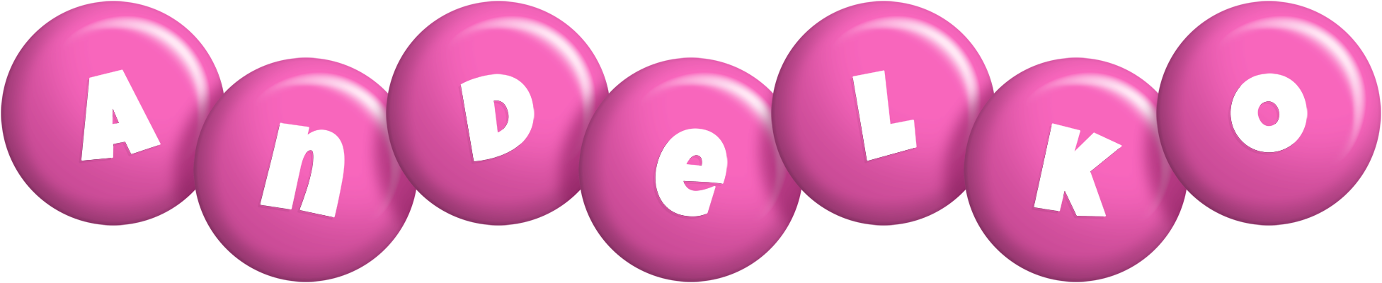 Andelko candy-pink logo