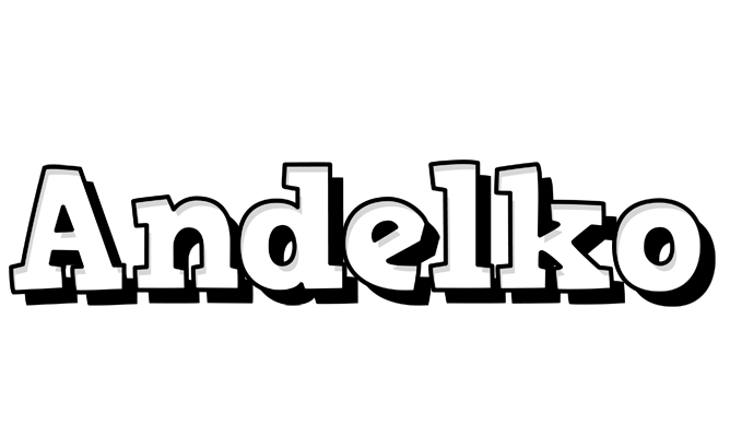 Andelko snowing logo