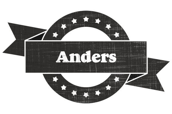 Anders grunge logo