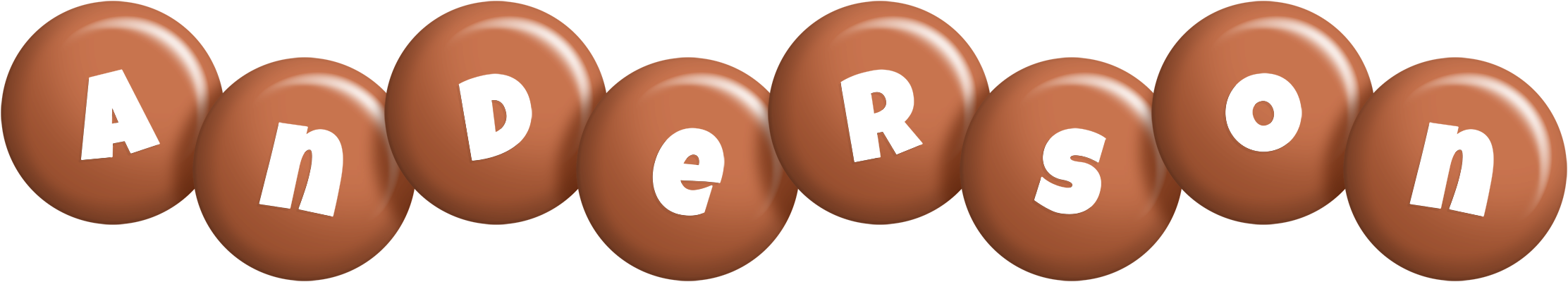 Anderson candy-brown logo