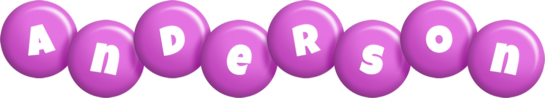 Anderson candy-purple logo