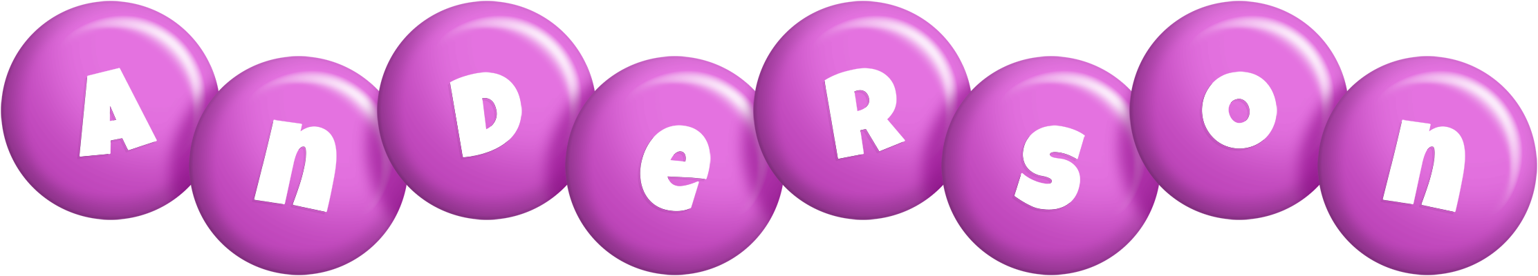 Anderson candy-purple logo