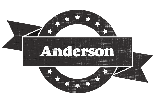 Anderson grunge logo