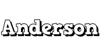 Anderson snowing logo