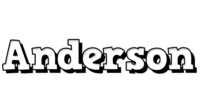 Anderson snowing logo