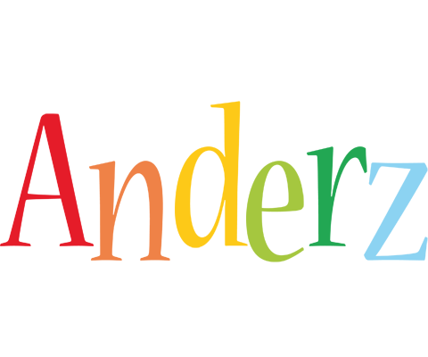 Anderz birthday logo