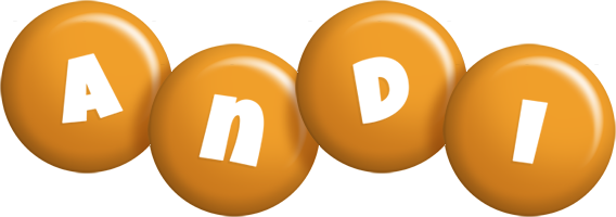 Andi candy-orange logo