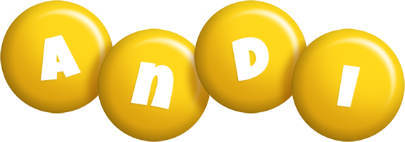 Andi candy-yellow logo