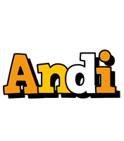 Andi cartoon logo