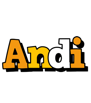 Andi cartoon logo