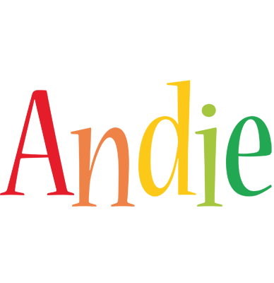 Andie birthday logo
