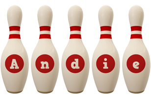 Andie bowling-pin logo