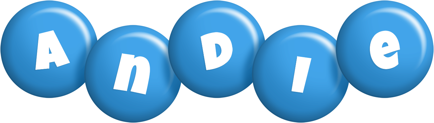 Andie candy-blue logo
