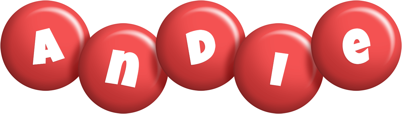 Andie candy-red logo