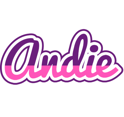Andie cheerful logo
