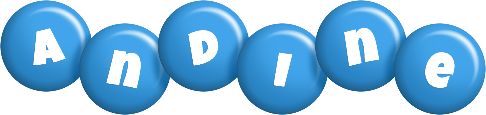 Andine candy-blue logo