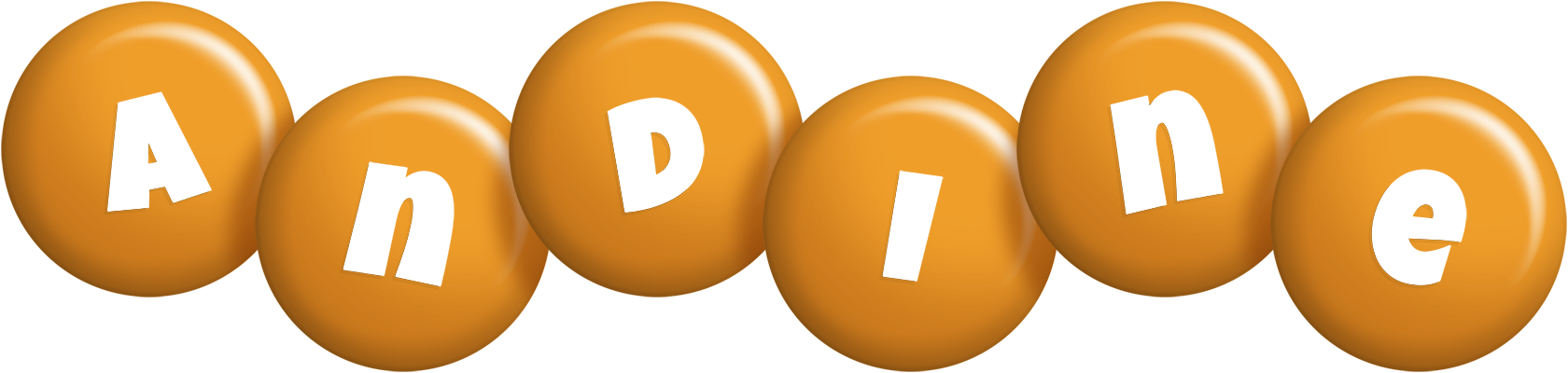 Andine candy-orange logo