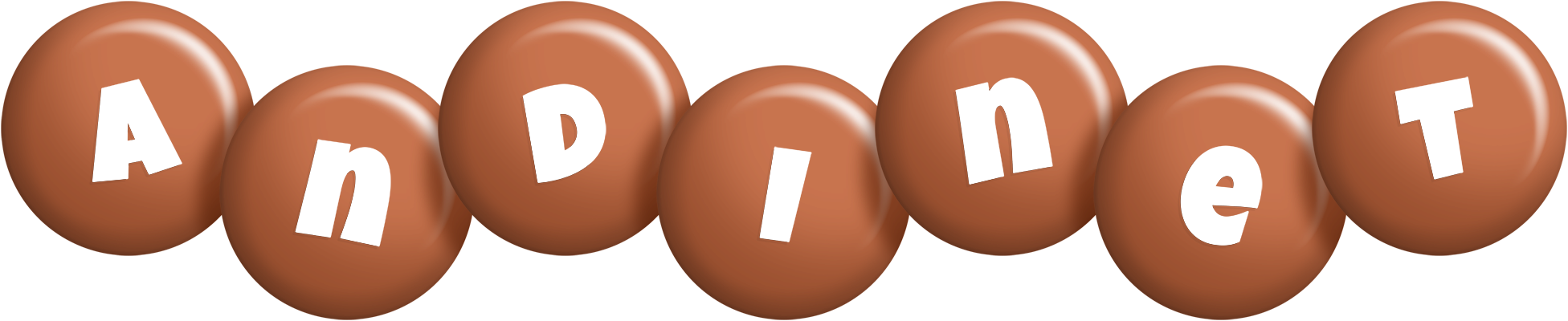 Andinet candy-brown logo