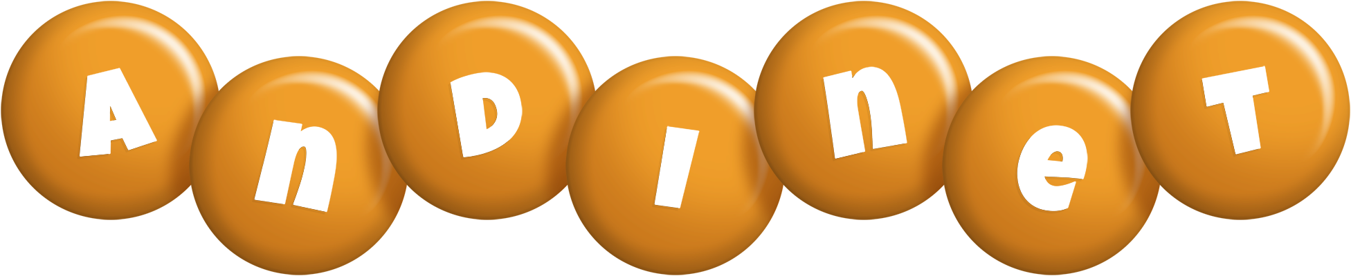 Andinet candy-orange logo