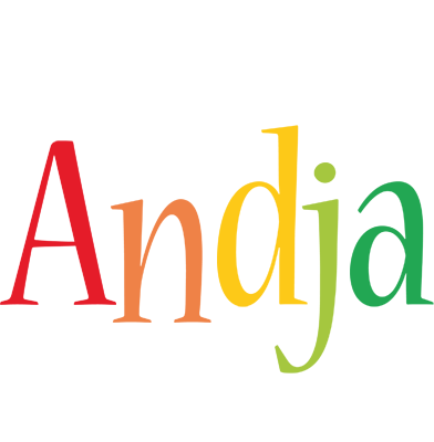 Andja birthday logo