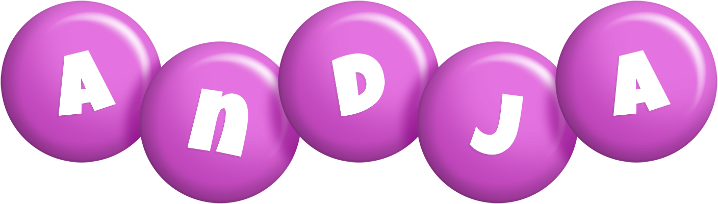 Andja candy-purple logo