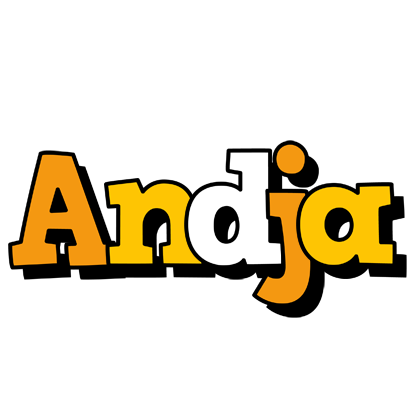 Andja cartoon logo