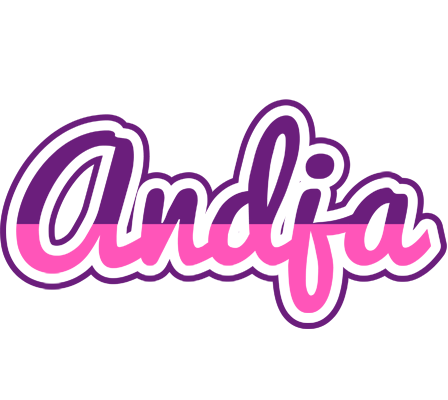 Andja cheerful logo