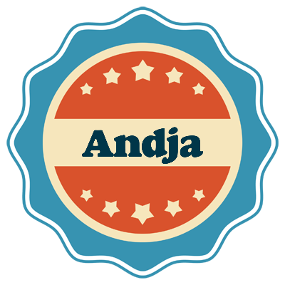 Andja labels logo
