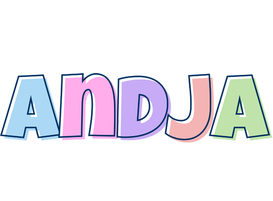 Andja pastel logo