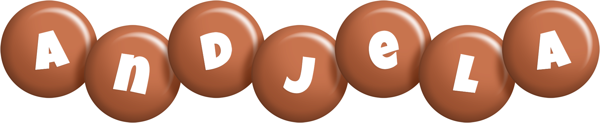 Andjela candy-brown logo