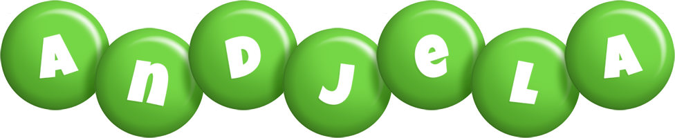 Andjela candy-green logo