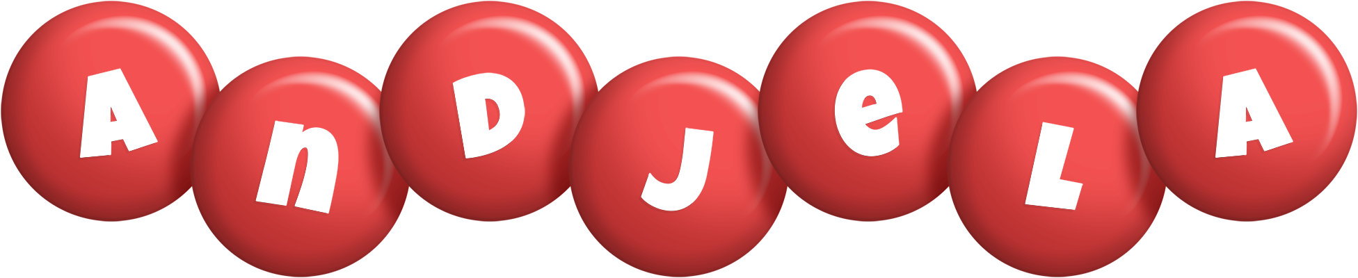 Andjela candy-red logo
