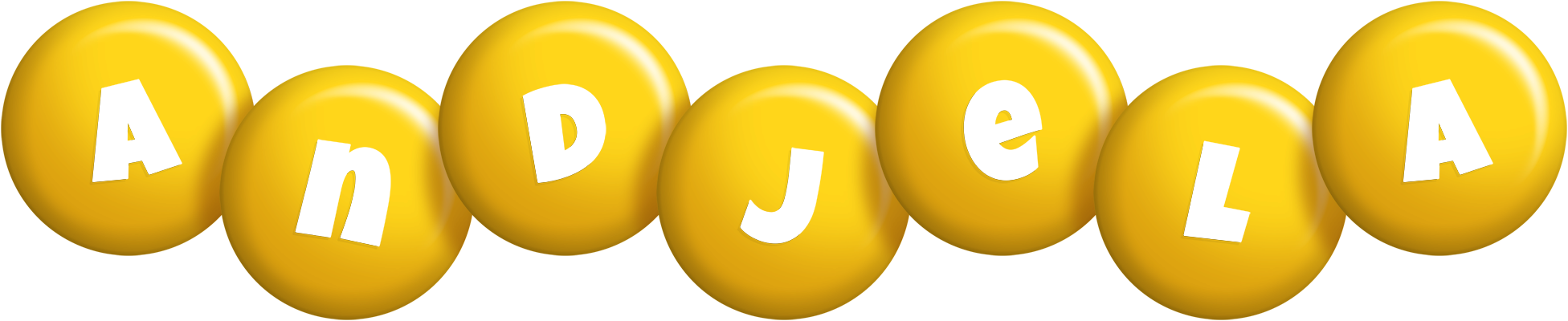 Andjela candy-yellow logo