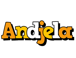 Andjela cartoon logo