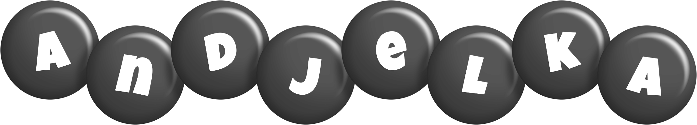 Andjelka candy-black logo