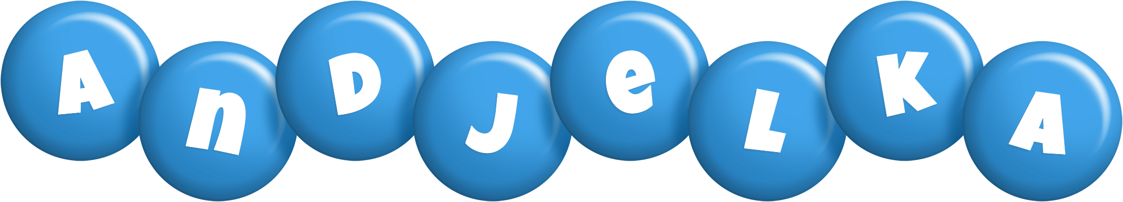 Andjelka candy-blue logo